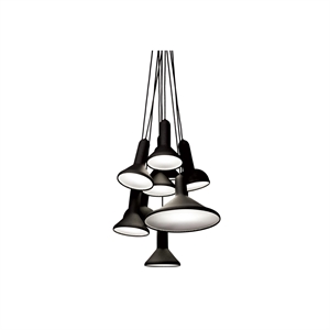 Established & Sons TORCH LIGHT BUNCH S10 Lampadario H180 Nero