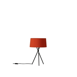 Lampada Da Tavolo Santa & Cole Treppiede M3 Rosso- Ambra