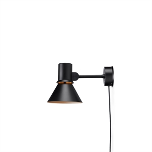 Applique Anglepoise Type 80 W1 con Cavo Nero Opaco