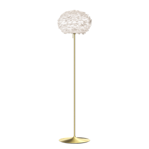 Lampada da Terra Umage Eos Media Bianco/ Ottone