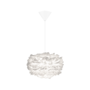 Umage Eos Lampadario Mini Bianco con Rosone Conico Bianco