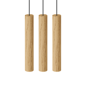 Umage Chimes 3 Cluster Lampadario in Quercia