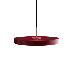 Lampadario A Sospensione Umage Asteria Plus Mini Rosso Rubino/ Ottone