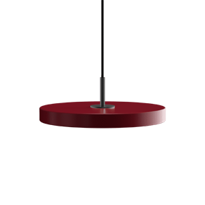 Lampadario A Sospensione Umage Asteria Plus Mini Rosso Rubino/ Nero