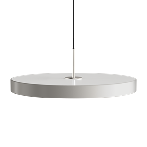 Lampadario Umage Asteria Nuance Media Nebbia Con Parte Superiore In Acciaio