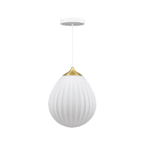 Umage Around The World Lampadario Medio Ottone/ Bianco