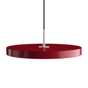 Umage Asteria Plus Lampadario Medio Rosso Rubino/Acciaio