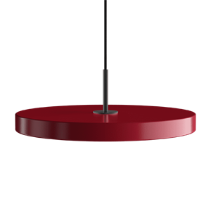 Lampadario Media Umage Asteria Plus Rosso Rubino/ Nero