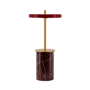 Umage Asteria Move Lampada Portatile Mini Marmo Rosso
