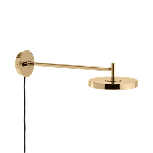Applique da parete Umage Asteria lunga in ottone Ottone