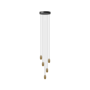 Umage Brighter Days Hexa Lampadario con Cluster 5 in Ottone