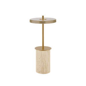 Lampada portatile Umage Asteria Move Mini Clay Travertino/ Ottone