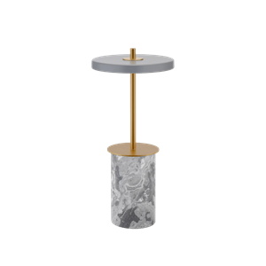 Lampada portatile Umage Asteria Move Mini in Grigio/Ottone