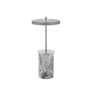 Lampada portatile Umage Asteria Move Mini in marmo Grigio /acciaio