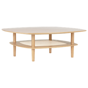Tavolino basso quadrato liscio Umage Together 100 in rovere
