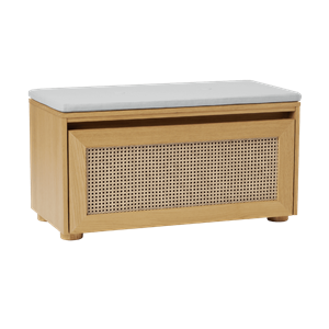 Mobiletto Veneziano Umage Hideaway con Anta e Ripiano in Rovere/sterlina