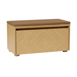 Mobiletto A Griglia Umage Hideaway con Anta e Ripiano, Rovere/marrone Zucchero