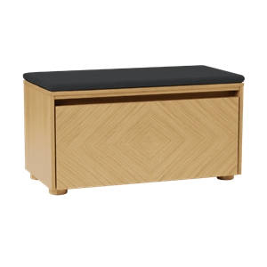 Mobiletto A Griglia Umage Hideaway con Anta e Ripiano Rovere/Ombra