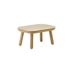 Umage Paff Tavolino Basso Rovere/Travertino