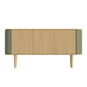 Mobiletto Umage Treasures con 3 ante, rovere/Morning Meadows