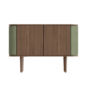 Mobiletto Umage Treasures con 2 Ante, Rovere scuro/Morning Meadows