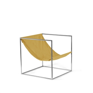 Poltrona Valerie Object Solo Seat in Acciaio Inossidabile/ Giallo