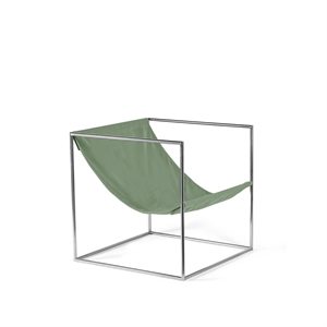 Poltrona Valerie Object Solo Seat in Acciaio Inossidabile/ Verde