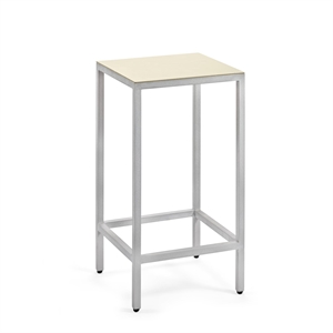 Sgabello da bar Valerie Object Alu M Avorio