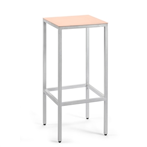 Sgabello da bar Valerie Object Alu L Rosa