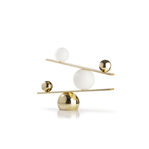 Lampada da tavolo Oblure Balance v2 in Ottone