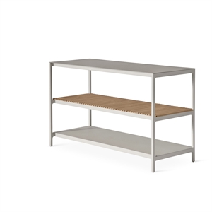 Vipp 741 Modulo Cucina A Cielo Aperto, Grande, in Alluminio/teak