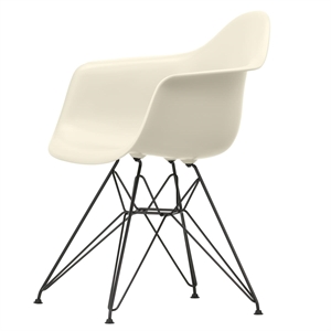 Sedia da Pranzo Vitra Eames Plastic DAR RE Pebble/ Nero