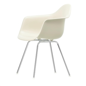 Sedia da Pranzo Vitra Eames DAX in Plastica con Braccioli in Ciottoli