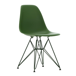 Vitra Eames Plastic RE DSR Sedia da Pranzo Foresta/Verde Scuro