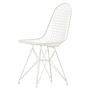 Sedia da Pranzo Vitra Wire DKR Bianco