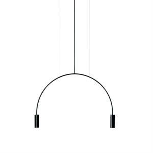 Lampadario Estiluz Volta Nero 2 Sorgenti Luminose