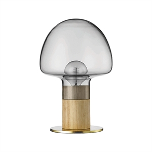 WATT A LAMP Lampada Da Tavolo Mush Fumé/Trasparente