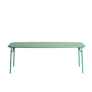 Petite Friture WEEK-END Tavolo Rettangolare 85x220 Verde Menta