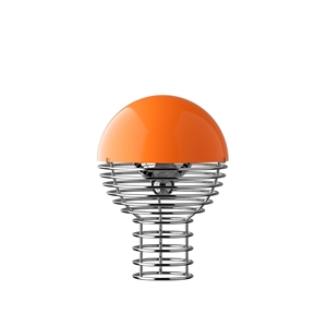 Lampada Portatile Verner Panton Wire Arancione