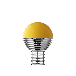 Lampada Portatile Verner Panton Wire Giallo