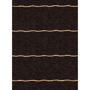 Tappeto Linea Woodnotes 170x240 Filo Di Carta/ Nero Naturale