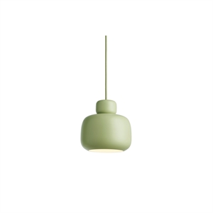 Lampadario in Pietra di Avvolgimento Piccolo Verde Matcha